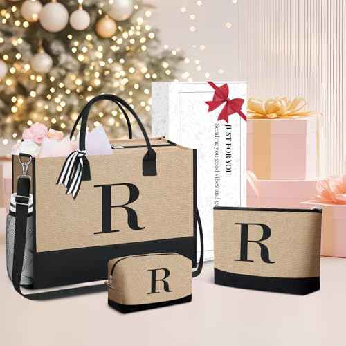Initial Tote Bag