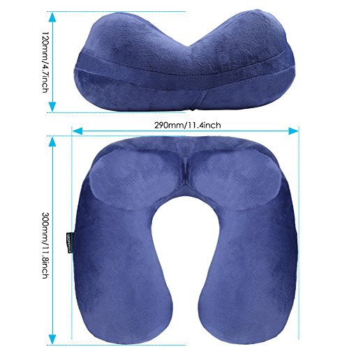 Inflatable Travel Pillow for Airplane