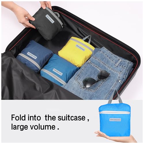 35L Foldable Waterproof Backpack For Outdoor Sports With Inside Wet Clothes Compartment Packable For Multiple Uses Ultra Lightweight Ideal For Hiking Men And Women Travel