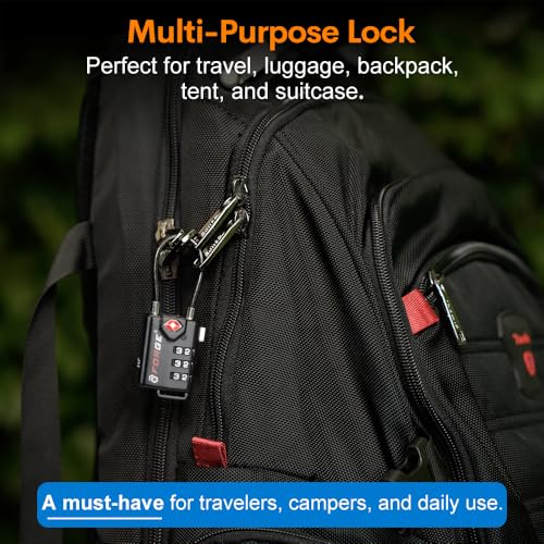 TSA Approved Cable Luggage Locks (2 Count)
