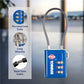 TSA Accepted Indicator Luggage Lock (4 Count)