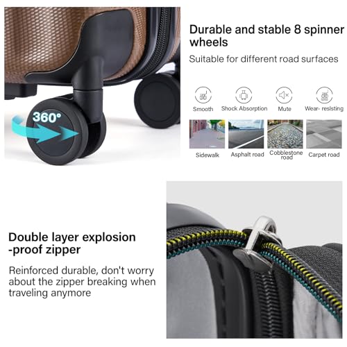 Expandable Hard Shell Luggage Sets (2 Count)