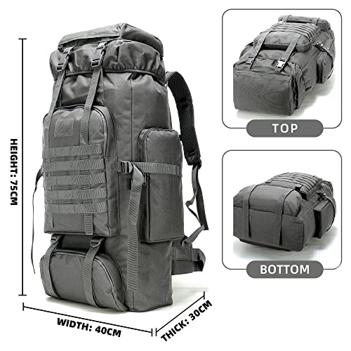 70L Camping Hiking Military Tactical Backpack Outdoor Water