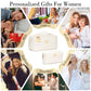 Initial Makeup Bag Personalized Gift for Women Teen Girls