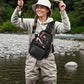 Womens Fishing Sling Bag with Phone Pouch