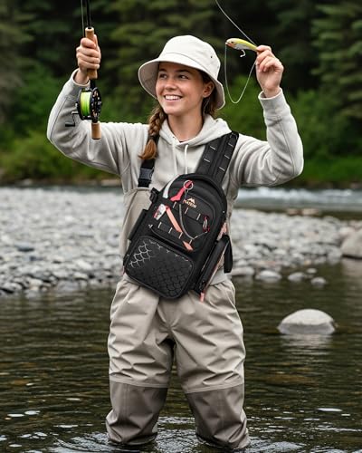 Womens Fishing Sling Bag with Phone Pouch