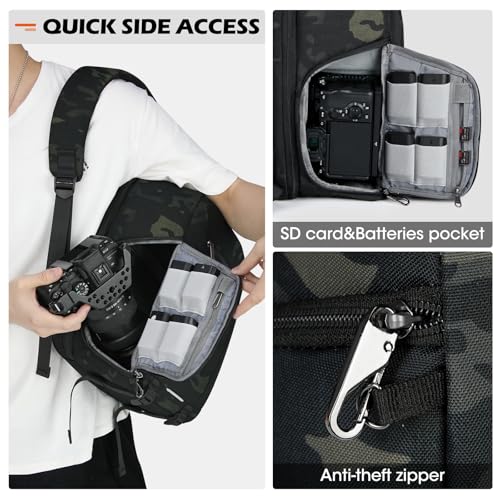 Camera Bag Backpack Professional for DSLR SLR Mirrorless Camera