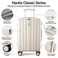 24 Inch Luggage Suitcases With Spinner Wheels Lightweight PC Hard Shell Rolling Suitcase With Travel Lock