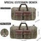 Waxed Canvas Duffle Bag for Men