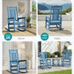 Outdoor Rocking Chair Set of 2 (2 Count)