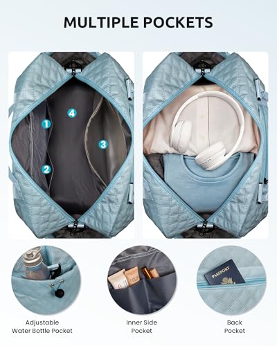 Personalized Girls Duffle Bag with Shoe Compartment