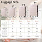 Luggage Set 6 Piece Carry on Hardcase Suitcase with Travel Bags (6 Count)