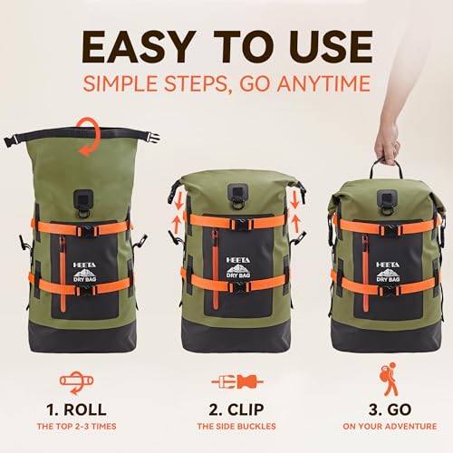 Dry Bags Waterproof Backpack 40L for Men & Women