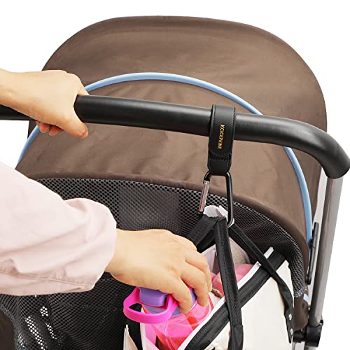 4Pack Universal Baby Stroller Hooks Clips for Hanging Bags and Shopping