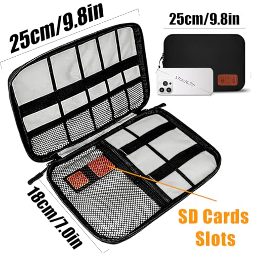 Travel Cable Organizer Pouch Electronic Accessories