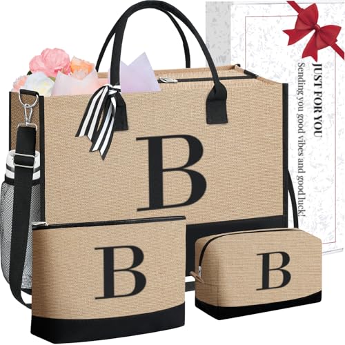 Initial Tote Bag