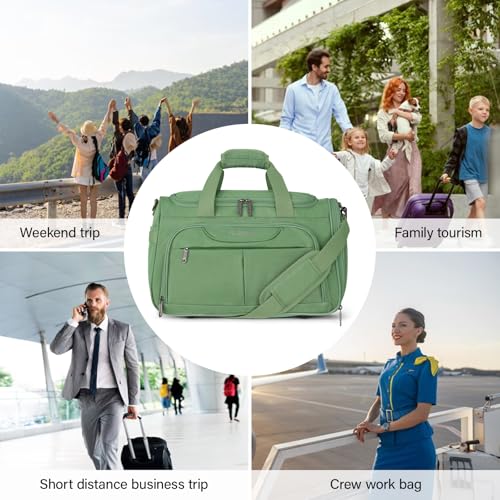 Small Underseat Carry On Luggage Bags for Travel with 10 Pockets