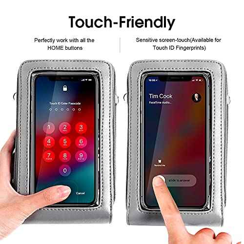 Crossbody Cellphone Purse Women Touch Screen Bag RFID Blocking Wallet Handbag Shoulder Strap