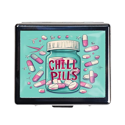 Cute and Portable Metal Pill Organizer (8 Count)