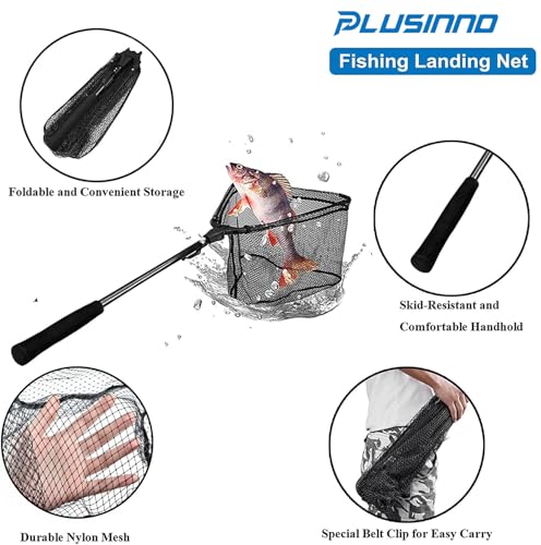 Fishing Net Fish Floating Landing Net with Handle