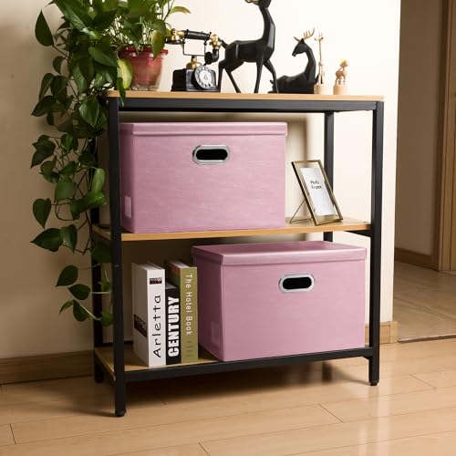 Large Collapsible Storage Box with Lid [1
