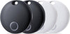 Reyke Smart Tag, Bluetooth Luggage Tracker, Works with Apple Find My (iOS Only), Item Locator for Key, Luggage, Backpack, Wallet, IP67 Waterproof, 4 Pack, Black+White