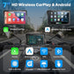 7 Inch Wireless Motorcycle Carplay GPS Navigation System with Apple Carplay and Android Auto Portable Screen with Dual Bluetooth