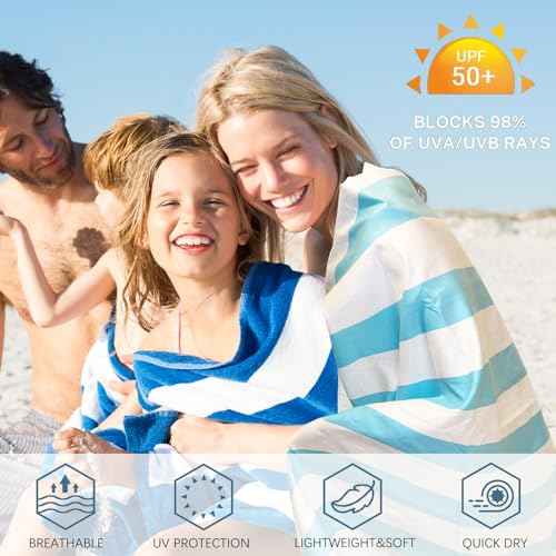 2 Pack Microfiber Beach Towel