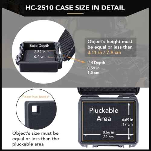 HC 2510 Waterproof Hard Case with Foam