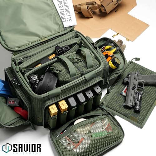 Specialist Series Tactical Triple Pistol Shooting Range Hunting Duffle Bag Gun Carrying Case