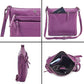 Leather Crossbody Bags for Women Small Genuine Nappa Purse Multi