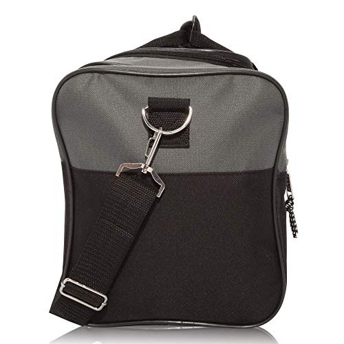 17" Blank Duffle Bag in Gray and Black