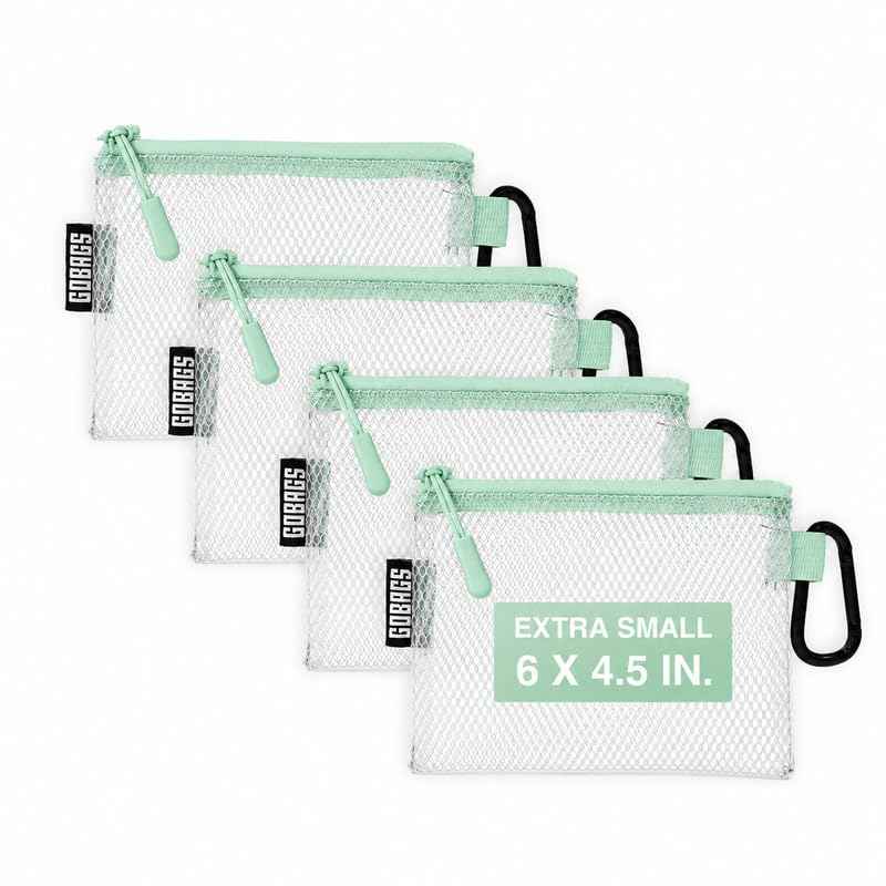 Air Production Extra Small Clear Zipper Pouch (4 Count)