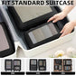 4 Set/6 Set/8 Set Compression Packing Cubes Travel Accessories Expandable Packing Organizers (Square Mesh, 05-Jet Black)