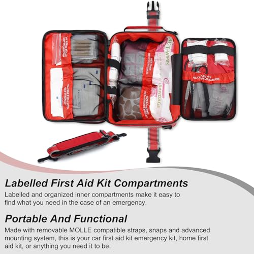 Professional 500 Piece Emergency First Aid Kit for Home