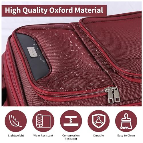 3 Piece Softside Expandable Luggage Set (3 Count)