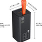80000mAh Power Bank Fast Charging, 30W PD & QC 3.0 High Capacity Portable Charger, 5 Output 2 Input USB-C Large Battery Pack with LED Display for Phone Tablet Outdoor Camping Travel Office