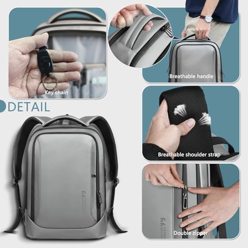 Laptop Backpack for Men for 15.6 Inch Computer Bag with USB A&C Charger