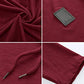 Mens Fashion Hoodies Sport Pullover Solid Color Shirt Workout Lightweight Tops Red