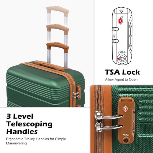 Luggage Sets with Spinner Wheels (3 Count)
