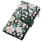 Womens Wallet RFID Blocking Vegan Leather Trifold Clutch Credit Card Holder Ladies Travel Wallet Purse with Pen Holder
