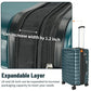 3 Piece Hardshell Travel Luggage Set (3 Count)