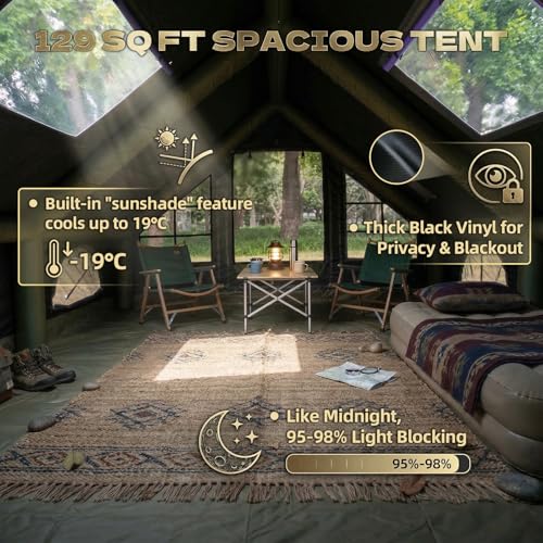 13' x 10' Large Inflatable Tents for Camping 8