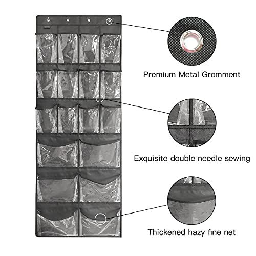 2 Pack Extra Large Hanging Over Door Shoe Organizers (2 Count)