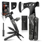 16 in 1 Multitool Camping Survival Gear with Axe Saw Pliers Whistle Hammer