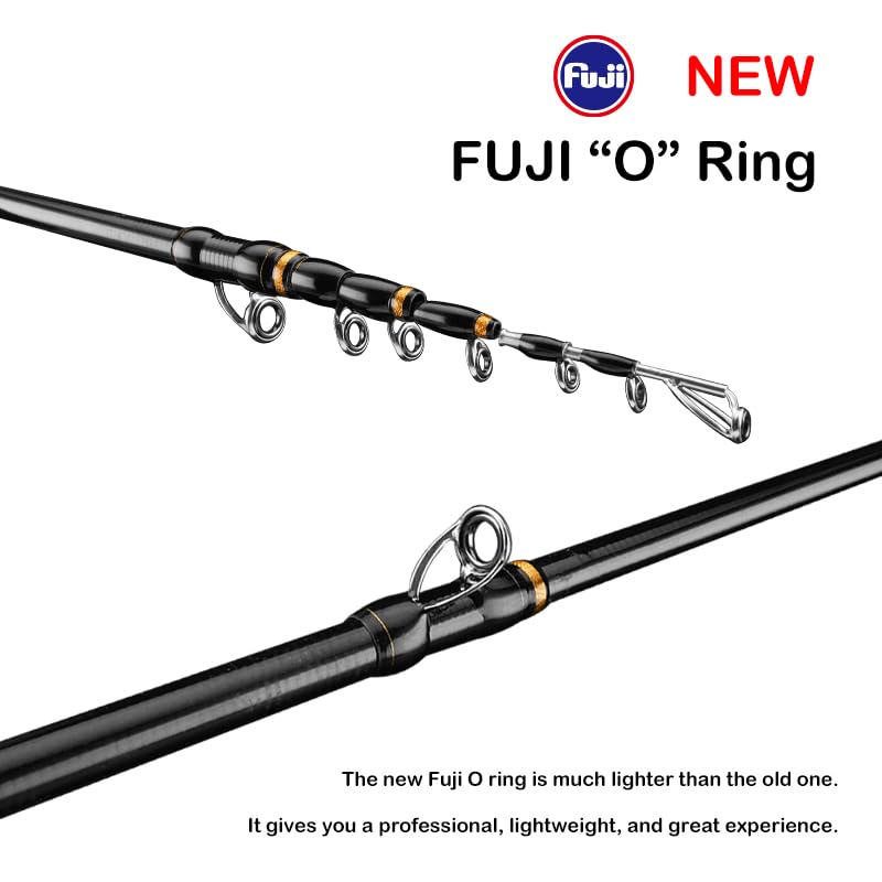 PURELURE Telescopic Fishing Rod 6ft