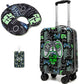 Kids Suitcase Set for Boys Hardside Luggage with Spinner Wheels 2 Piece 16inch Toddler Suitcase for Boys Travel Carry on Luggage Airline Approved (2 Count)