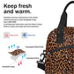 Leopard Cheetah Skin Insulated Lunch Bag for Women Men Adult Lunch Tote Bag with Shoulder Strap Reusable Lunch Box Large Containers Thermal Cooler Bag for Work School Picnic Lightweight Handbag (A03:Leopard Cheetah Skin)