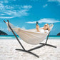 Double Hammock with Stand Included 450lb Capacity Steel Stand