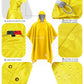 Hooded Rain Poncho Packable Waterproof Unisex Raincoat with Pocket